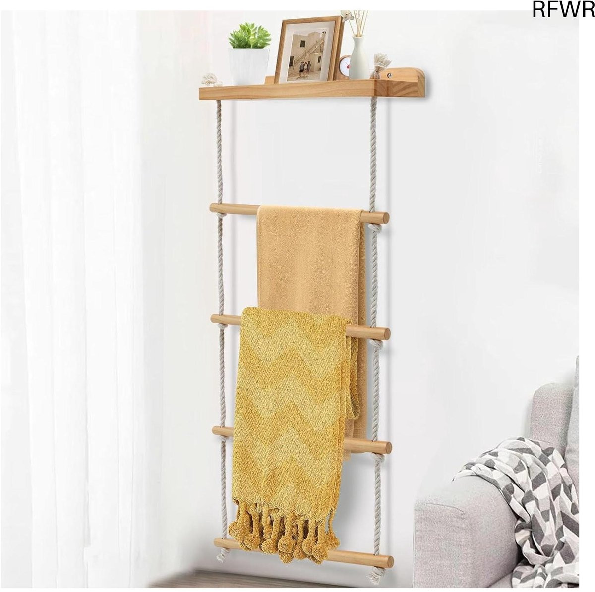 Vrijstaande handdoekladder voor de badkamer