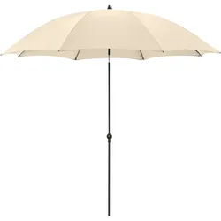 doppler Mittelmastschirm myZONE 200 Manual, Stahl Anthrazit / 100 % Polyester 180 g/m2 Natur