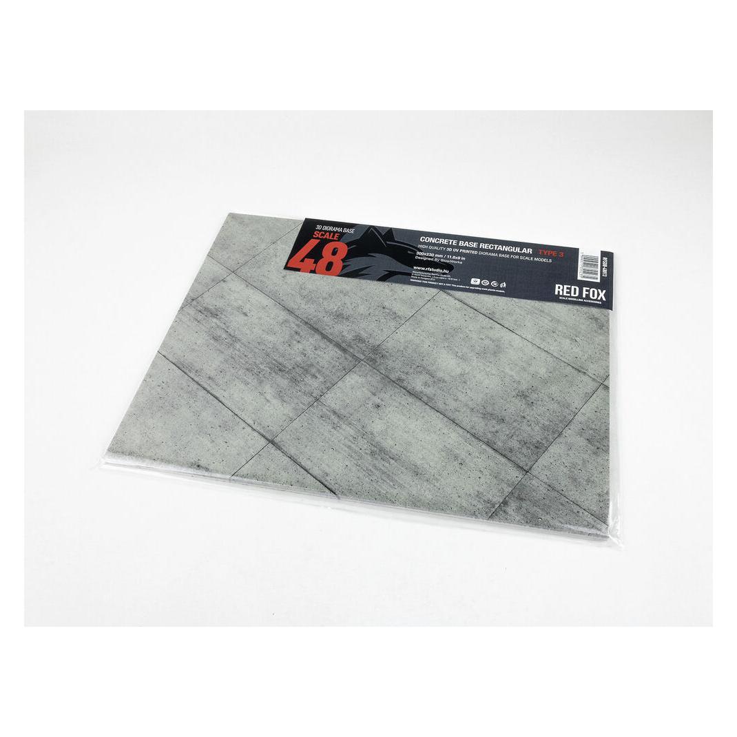 Red Fox Concrete Base Rectangular Type 3 300x230mm (Universal) (RFSDB-48013)
