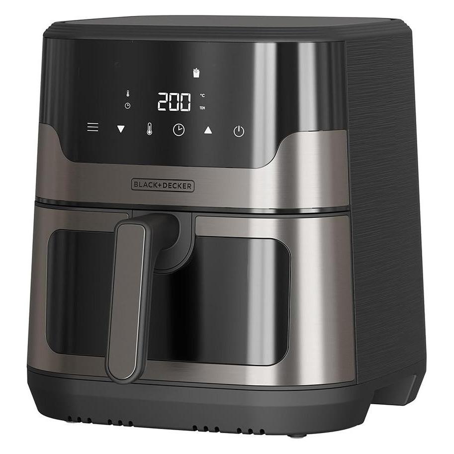 Black & Decker Black+Decker, Heissluftfritteuse, 1700W, 8 Programme, 8-9 Personen (8 l) (BXAF8001E)
