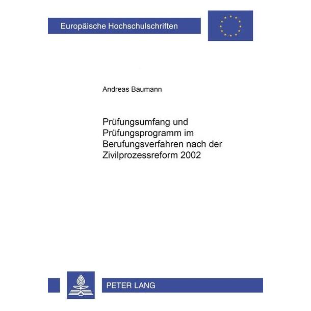 Peter Lang Baumann:Prüfungsumfang und Prüfungsprog (Deutsch, Andreas Baumann) (64887215)