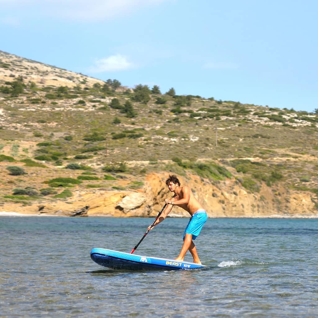 Möbel- Aqua Marina SUP-Board Stand Up Paddle Board SUP Surfboard Surfbrett Wassersport Beast Blau 320×81×15 cm1196