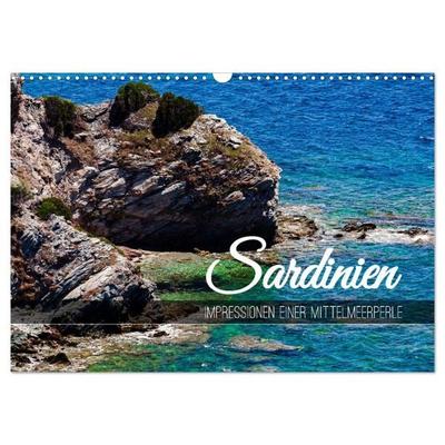 Sardinien - Impressionen Einer Mittelmeerperle (Wandkalender 2027 DIN A3 quer), CALVENDO Monatskalender
