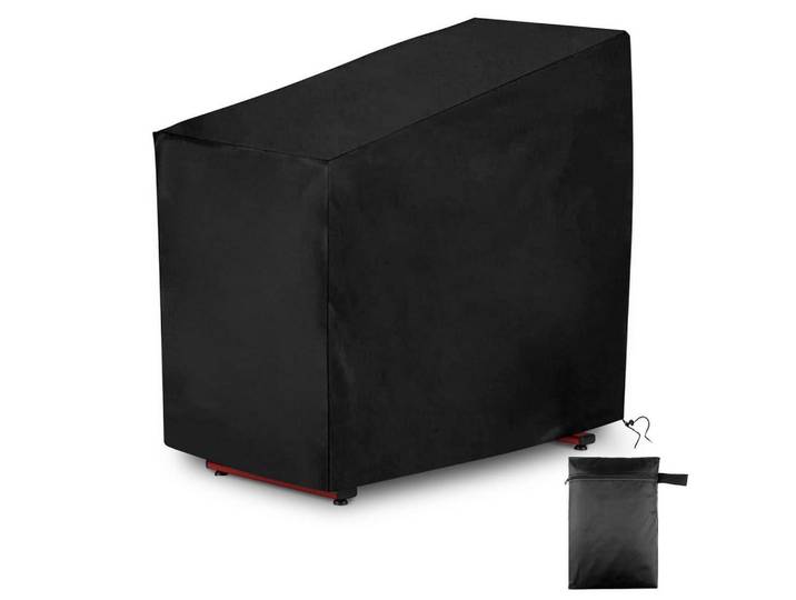 Fahrradabdeckung Wasserdicht 210D Oxford-Gewebe mit Tasche, Schwarz, 113x142x123 cm, Freizeit & Co, Sport & Fitness, Fahrräder, Fahrradzubehör