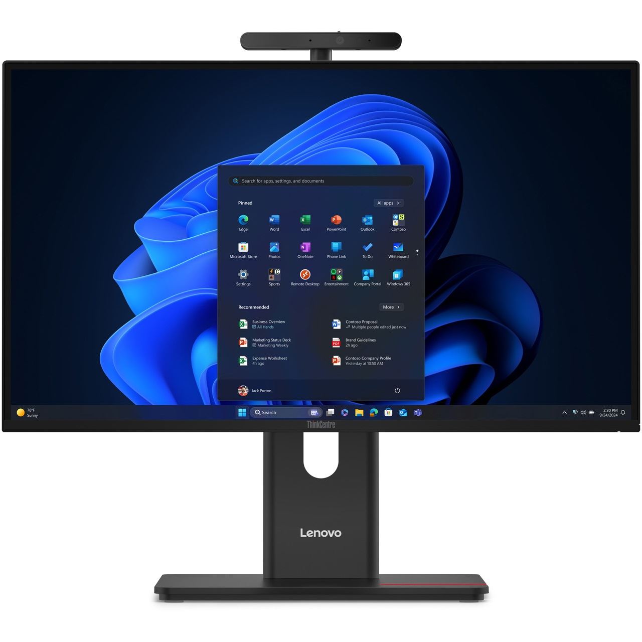 23.8" (60,46cm) LENOVO M90A PRO G6 CU7-265VP 16GB 512GB SSD NT W11P