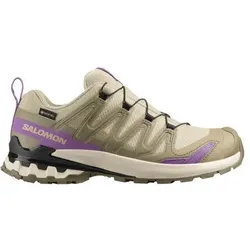 Salomon, Damen, Wanderschuhe, Xa Pro 3d V9 Gore-Tex (40.5), Braun, Schwarz, Rosa