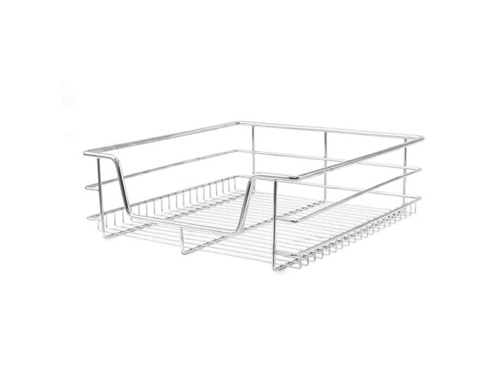 6 x KuKoo Teleskopschublade 50cm Ausziehbare Küchenschublade Schrankauszug Ablage Küchen Regal Korbauszug Schlafzimmerschublade für 500mm Breite Schränke Küchenorganisation Aufbewahrung Ordnungssystem