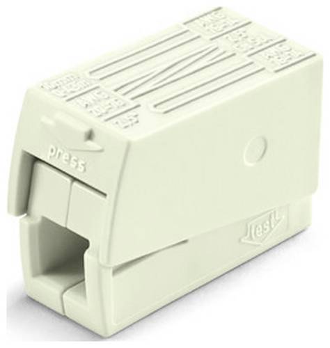 WAGO 224-112 Leuchtenklemme flexibel: - starr: 1-2.5mm² 100 St. Weiß