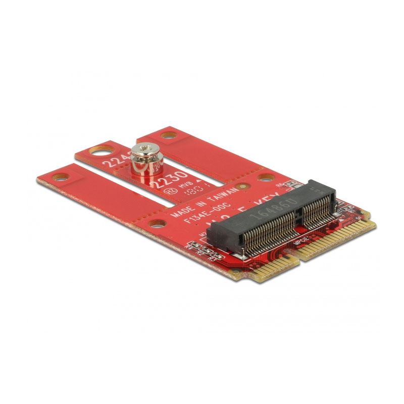 Delock Adapter MiniPCIe > M.2 KeyE Slot