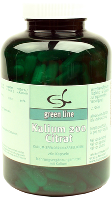 11 A Nutritheke GmbH KALIUM 200 Citrat Kapseln 227.8 g 07775520