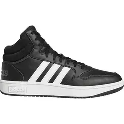 ADIDAS Herren Freizeitschuhe Hoops 3.0 Mid Classic Vintage, Größe 46 in Schwarz Schwarz