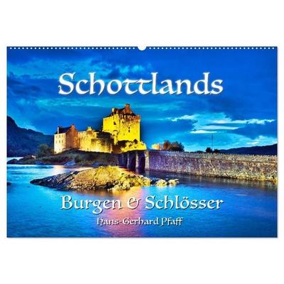 Schottlands Burgen und Schlösser (Wandkalender 2027 DIN A2 quer), CALVENDO Monatskalender