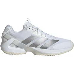 adidas Adizero Ubersonic 5 Sandplatz Tennisschuhe Damen JS2890 - cloud white/silver met./cloud white 41 1/3