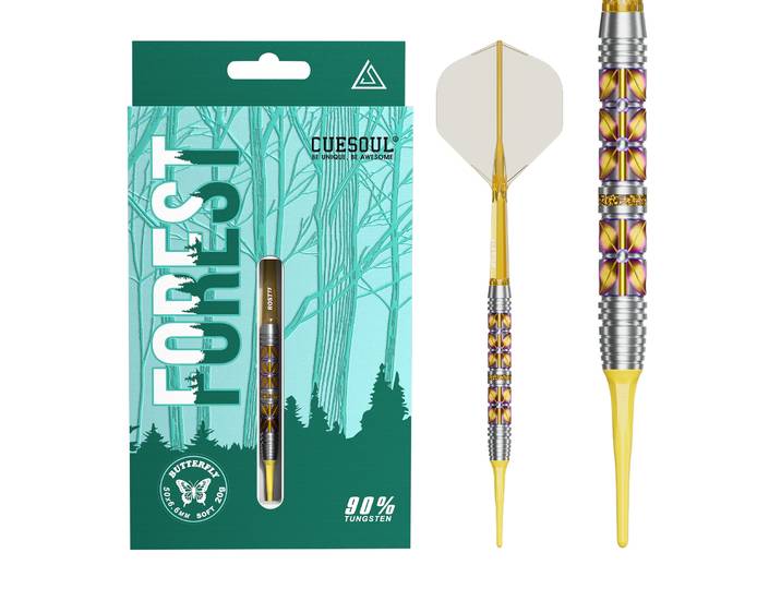 CUESOUL FOREST 20g Jeu de fléchettes à pointe souple 90% tungstène
