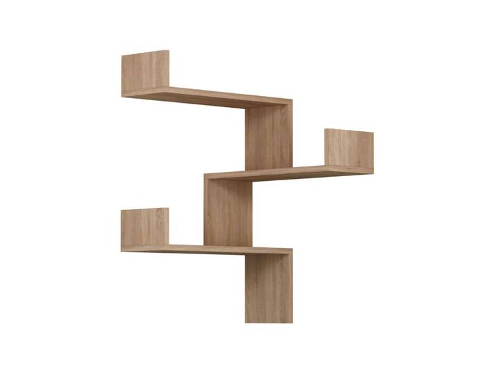 Etagère effet bois beige 60x90h60 cm