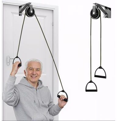 Clever Finds Over Door Shoulder Pulley For Physical Therapy Rehab And Range Of Motion Exercise Over Door Shoulder Pulley For Physical Therapy Rehab And Range Of Motion Exercise