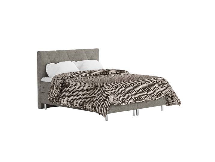 Boxspringbett TWILIGHT 160 x 200 cm grau