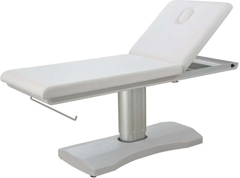 Marquesa de estética e massagem Hern: Elétrica com dois corpos e desenho elegante, botonera integrada para regular a altura e portarrolos incluído