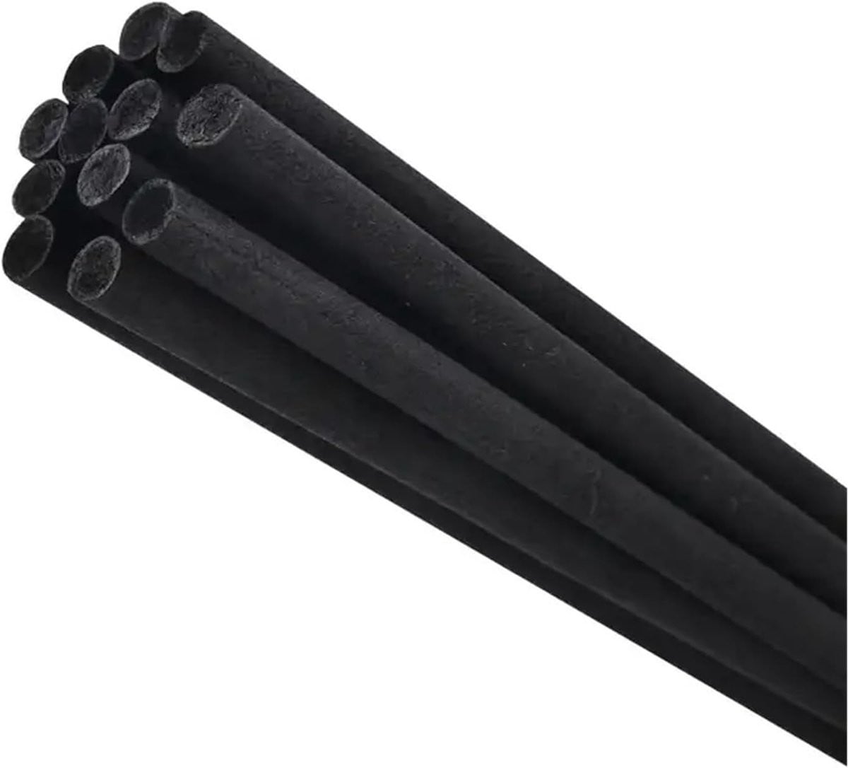 100 stuks Zwarte Diffuser staafjes van robuust rotan materiaal voor het verspreiden van geur