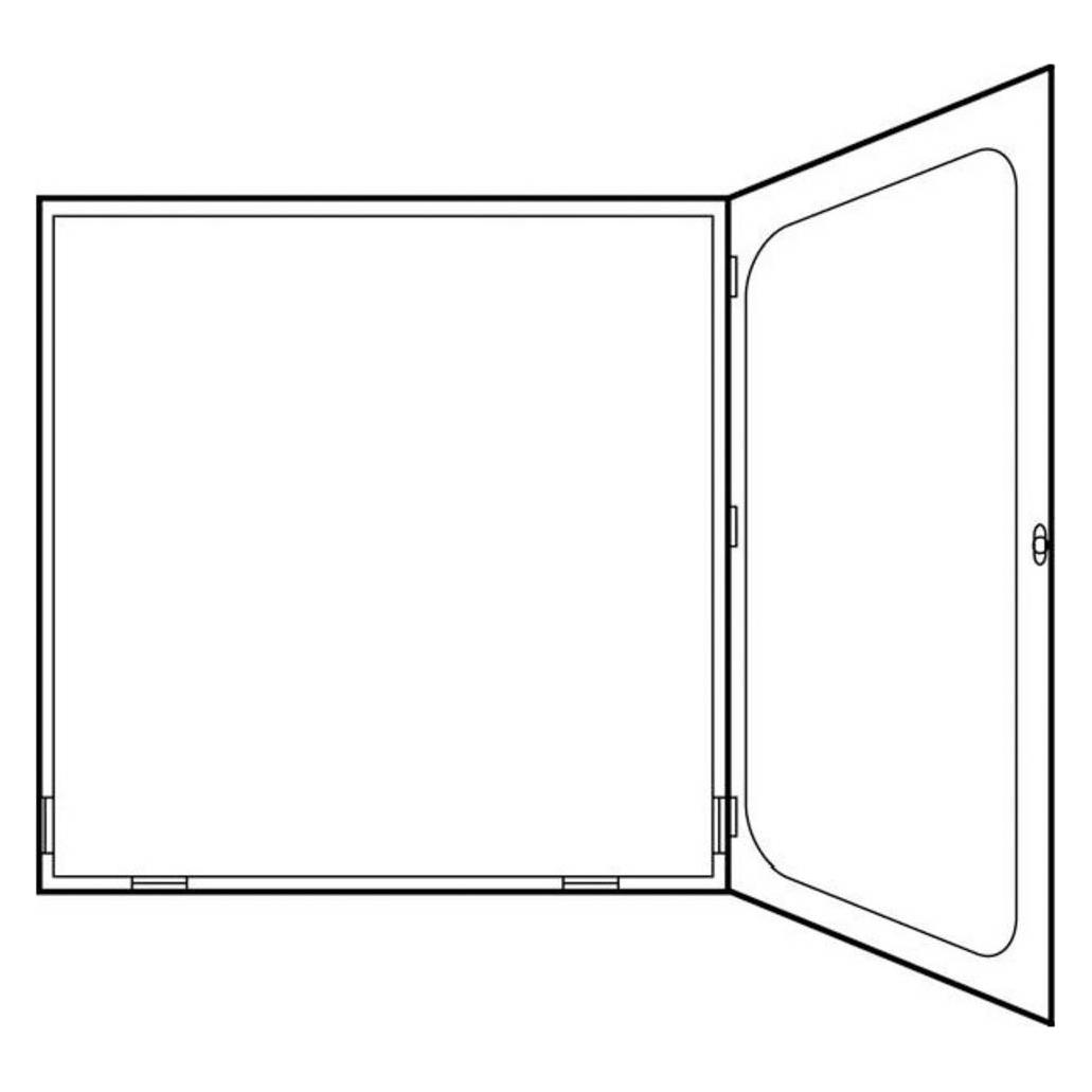 ABN WMS28-55 Zählerwechselschrank IP54 mit Sichtscheibe für (WMS28-55)