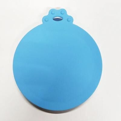 Uplift Picks Reusable Silicone Pet Food Jar Lids For Dog And Cat Food Storage blue 3 Pieces