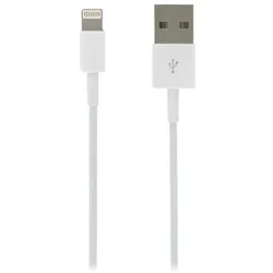 DLH Apple USB Cable Lightning 1m Wht All Apple Devices (1 m, USB 2.0), USB Kabel