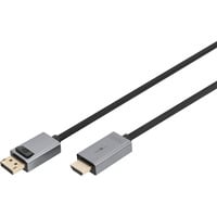 Adapterkabel DisplayPort > HDMI, UHD 4K schwarz, 3 Meter