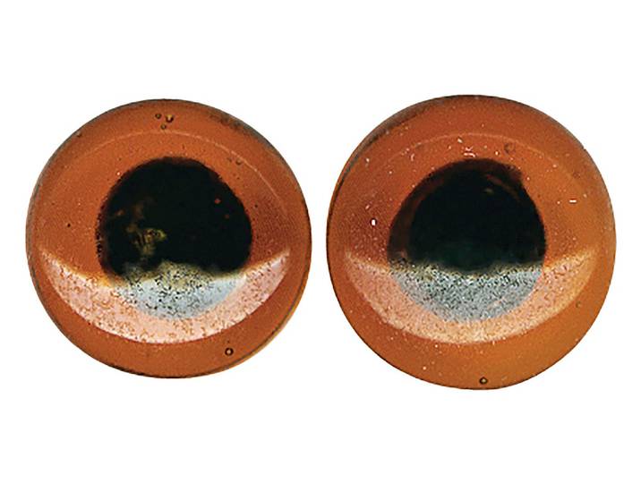 Rayher Glastieraugen zum Aufnähen 8 mm 10 Stück