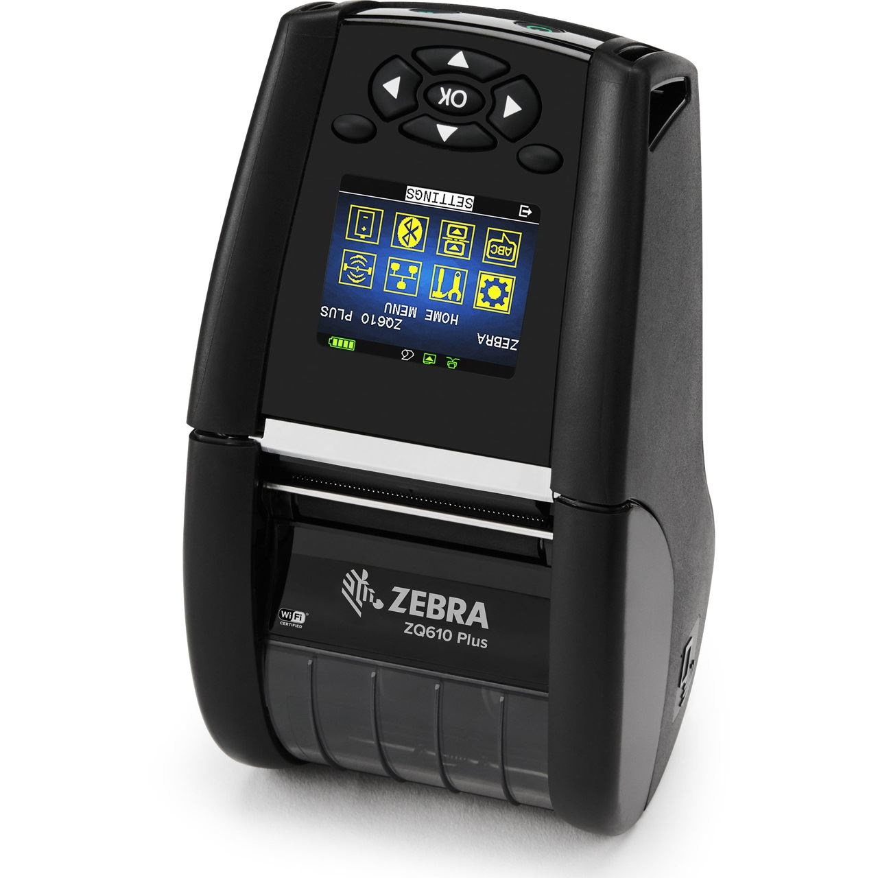 Zebra DT PRINTER ZQ610 PLUS 2IN/48MM HC EN/LAT FONTS WI-FI 6 DUAL RAD