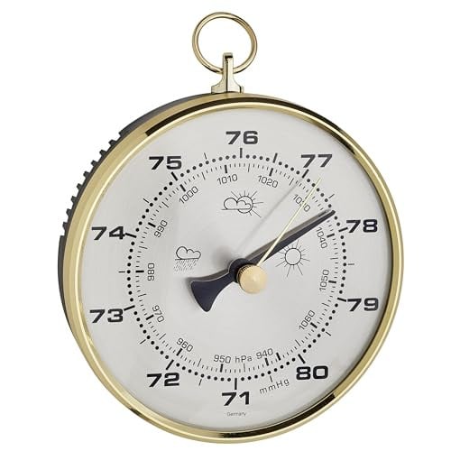 TFA Dostmann Analoge Barometer met Messingring 29.4025.32