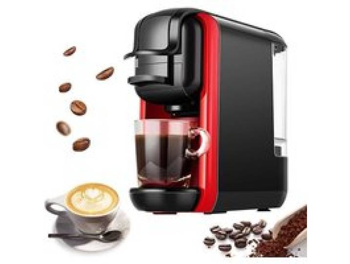 Cafetières à Capsules Machine à Café à Capsules de Café Espresso 3 en 1 pour Nespresso Original/Dolce GustoPods Pression de 19