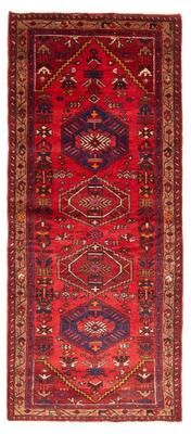 ECARPETGALLERY Hand-knotted Andelz Red Wool Rug - 3'1 x 7'10