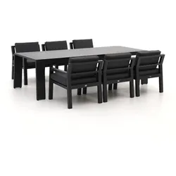 + 10 % Kassenrabatt | Bellagio Vinadio 255 cm Low Dining Gartenmöbel-Set 7-teilig