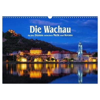 Die Wachau - An der Donau zwischen Melk und Krems (Wandkalender 2027 DIN A3 quer), CALVENDO Monatskalender