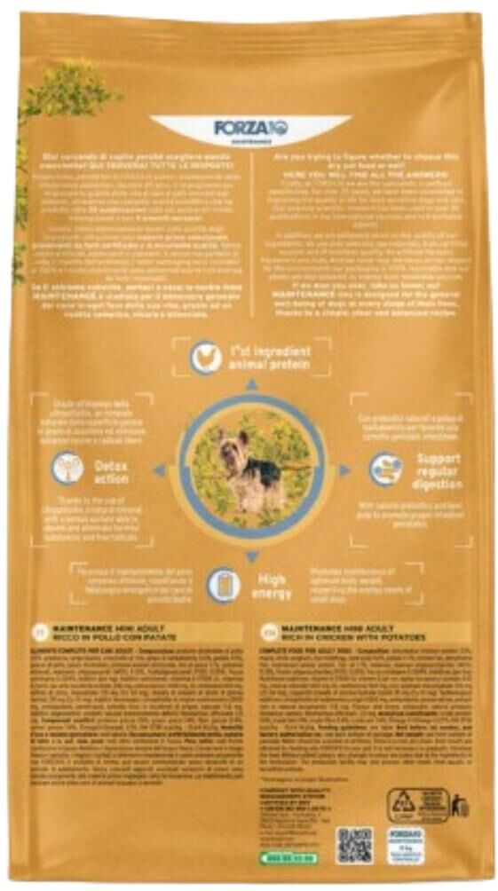 Forza10 Maintenance Mini Adult Pollo e Patate 2KG