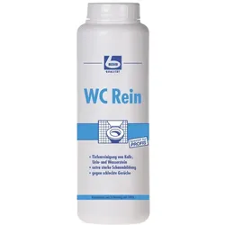 Dr. Becher 1543000 WC Rein Pulver Flasche 1 kg hochwirksames Reinigungspulver für WC und Urinale