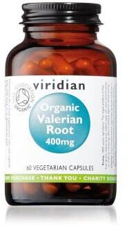 Viridian Organic Valerian Root 400 mg 60 Vegetable Capsules