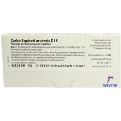 Carbo Equiseti Arvensis D 15 Ampullen 8X1 ml
