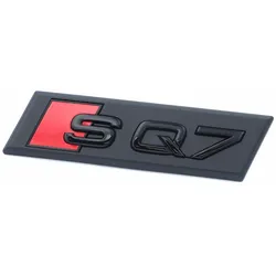 Original Audi SQ7 Schriftzug Emblem Logo Schwarz Front Kühlergrill 4M0853748B T9...