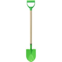 Outdoor active Spitzschaufel aus Metall, Länge 90 Zentimeter holz