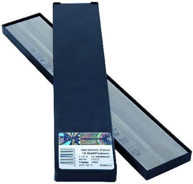 Feuilles métalliques plaque 50x300x0,60mm 10pcs/P H+S ; h+s Folien (510600)