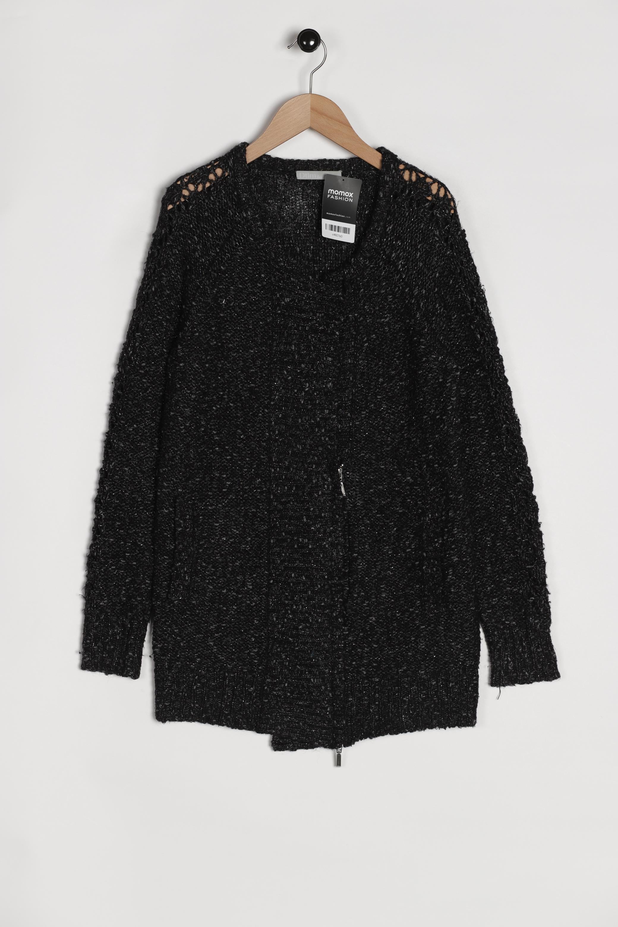 DtLM Dont Label Me Damen Strickjacke, Schwarz, Gr. EU 34, kein / Etikett - Second Hand
