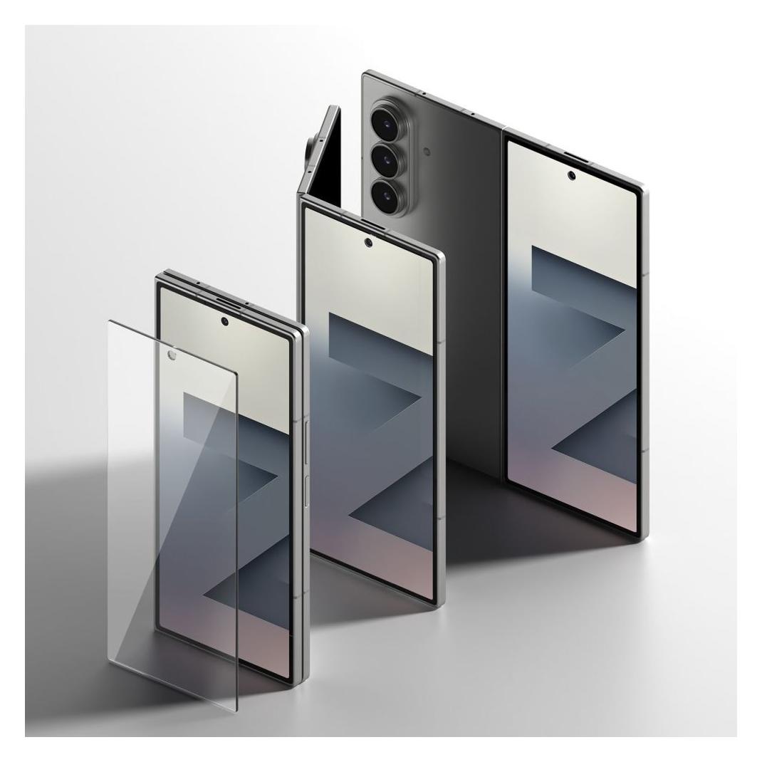Ringke - Cover Display Easy Slide Tempered Glass (2 pack) - Samsung Galaxy Z Fold7 - Clear (2 Stk., Samsung Galaxy Z Fold7) (197060)