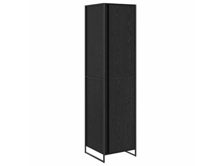 Style intemporel - Cabinet chambre/Organisateur vêtements - Noir - Garde-robe 2 pcs Chêne noir 50x50x200cm Bois d'ingénierie @124705