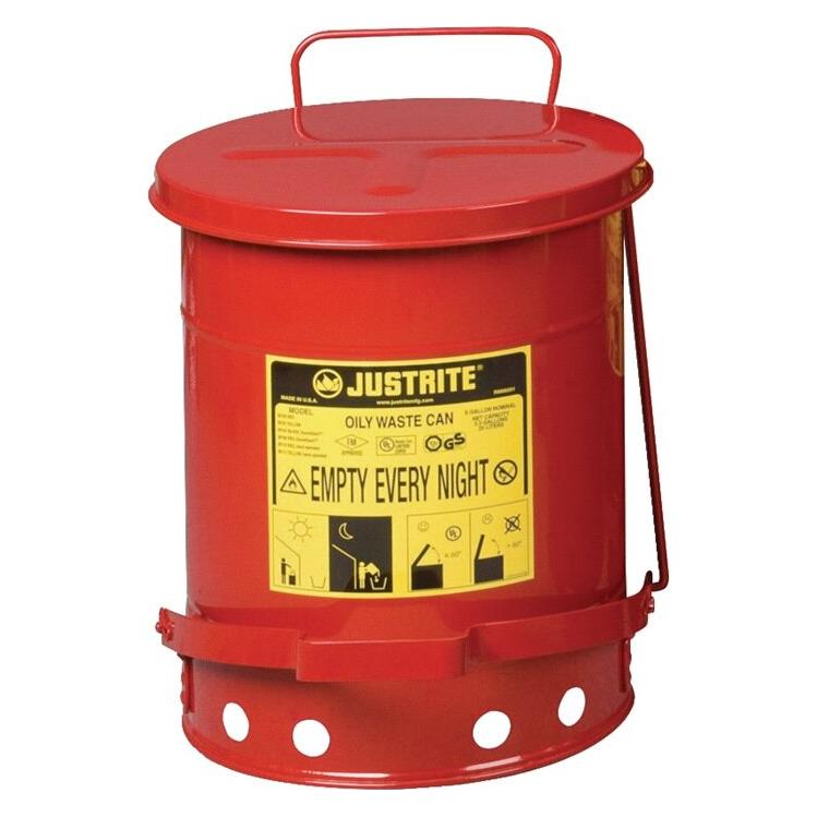asecos Sicherheitssammelbehälter 20 l Stahlblech D300xH400mm (18424)