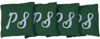 Skip's Garage College Vault Portland State University Vikings Green Cornhole Bags