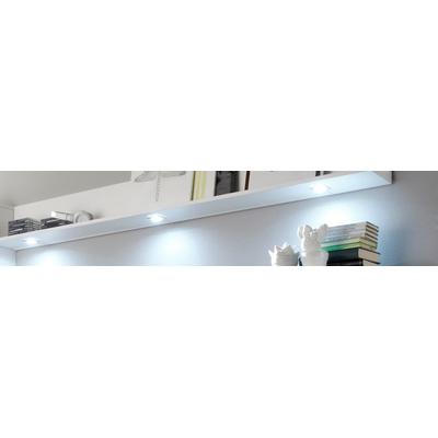LED Unterbauleuchte HOME AFFAIRE, weiß (kaltweiß), B:5cm H:0,8cm L:5cm, Leuchten, Möbel Unterbauleuchte, LED Unterbauspots mit kalt-weißem Licht - Mit Fußschalter