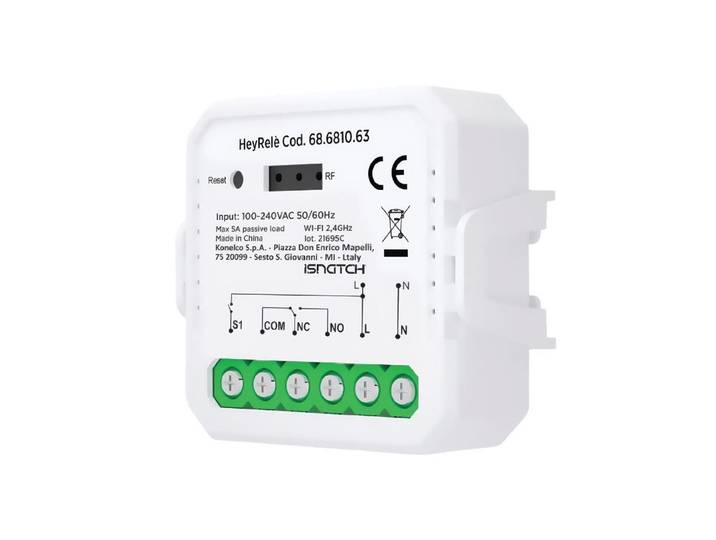 Slimme Wi-Fi-relaismodule - NO/NC-droogcontact - max. 5 A