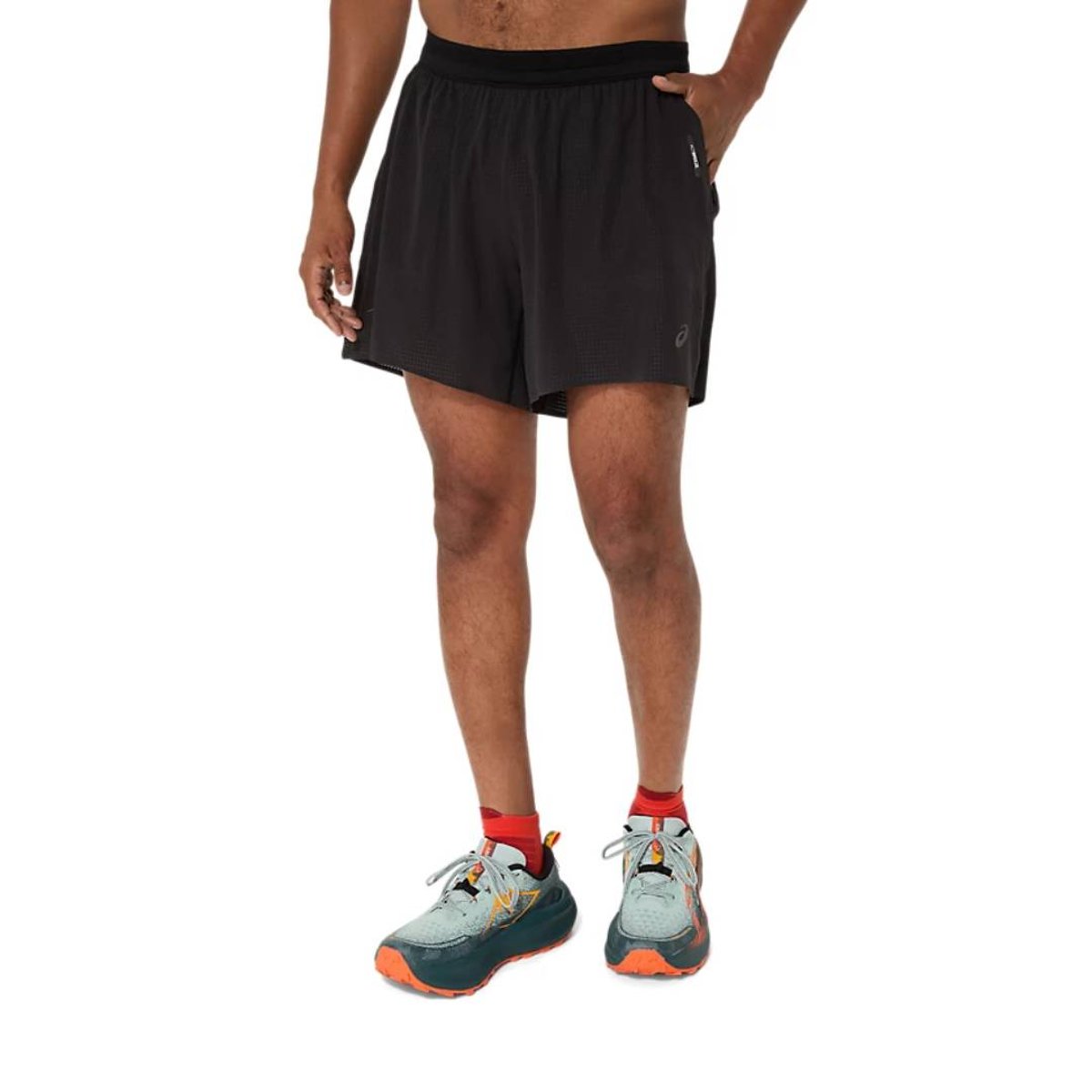 Calção Asics Fujitrail Elite Preto, Tamanho S Homem