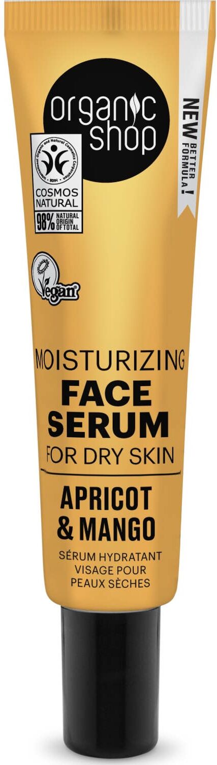 Organic Shop Moisturizing Face Sérum Dry Skin Apricot & Mango 30 ml